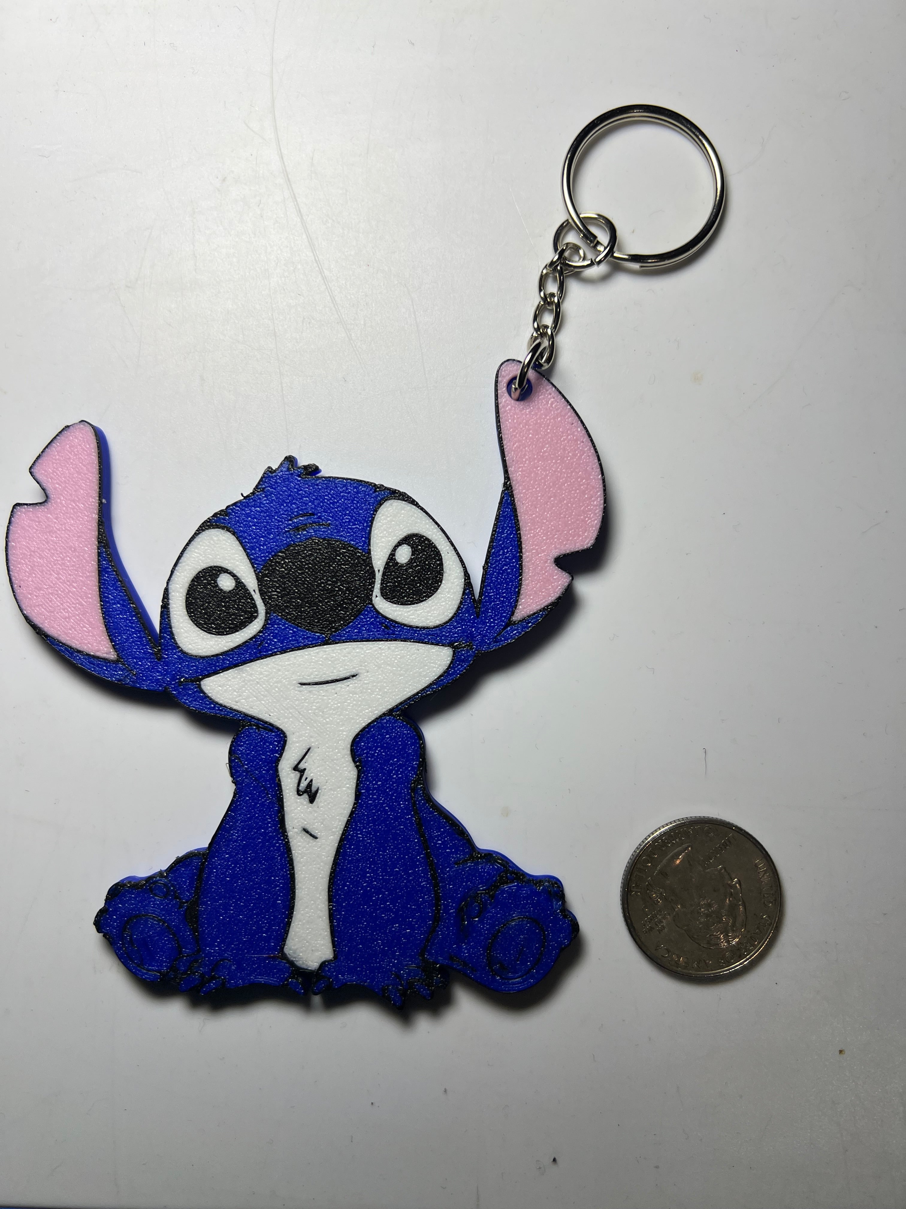 Stitch Sitting Keychain
