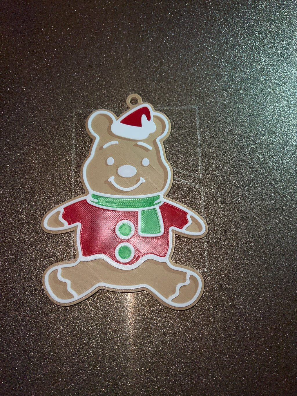 🎄 Gingerbread Bear Christmas Ornament