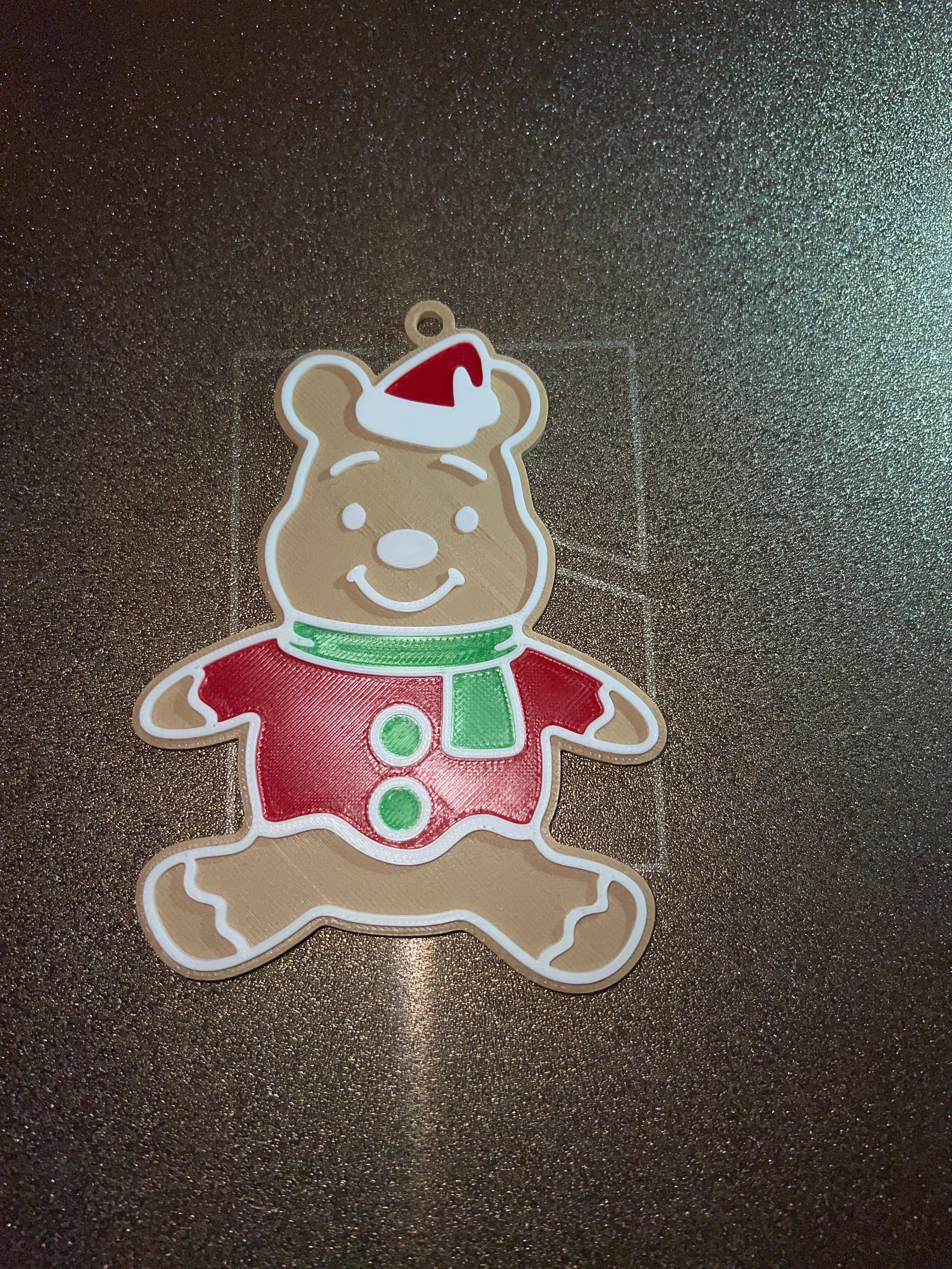 🎄 Gingerbread Bear Christmas Ornament
