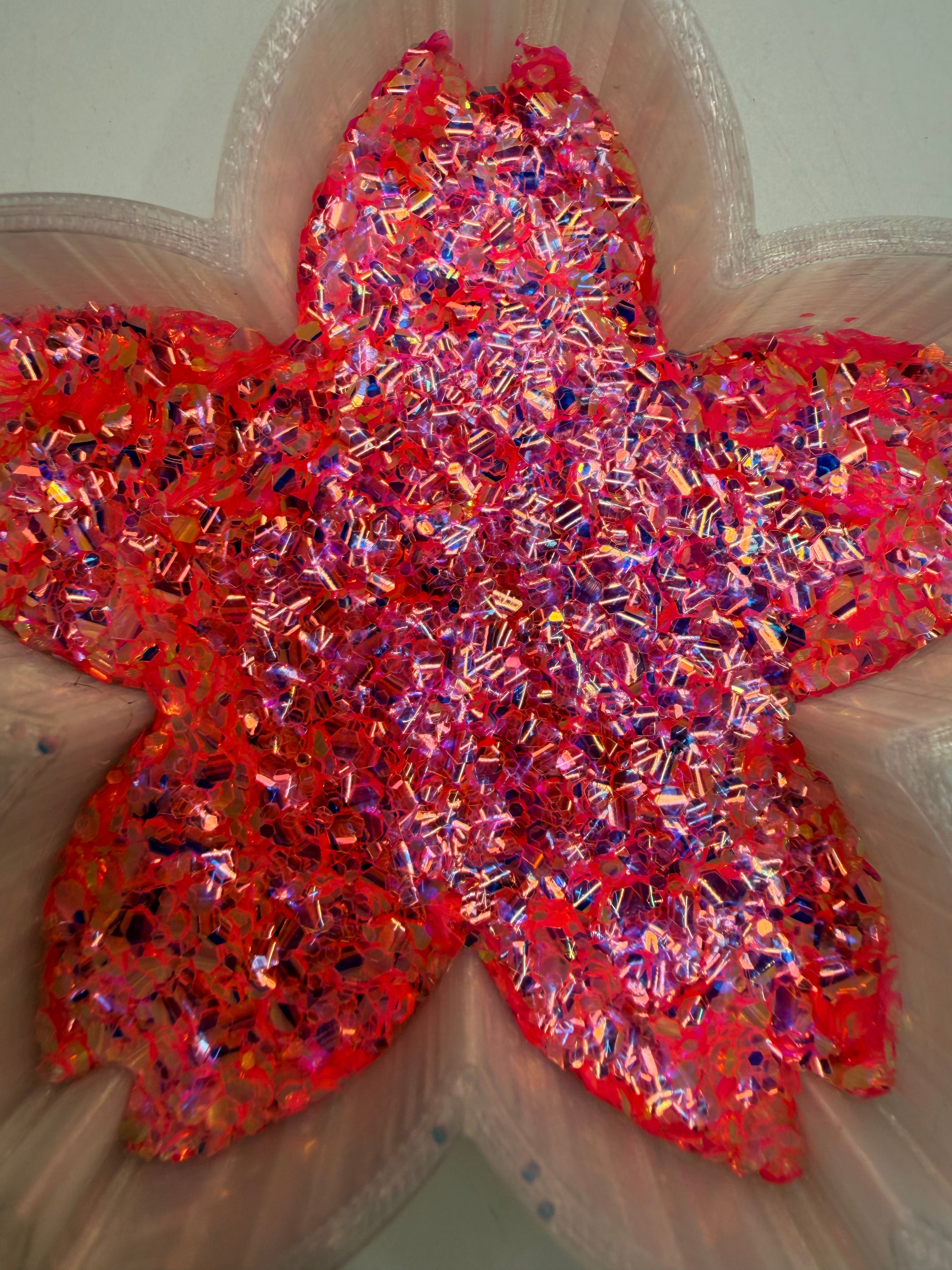 Coral Drift Chunky Glitter Mix