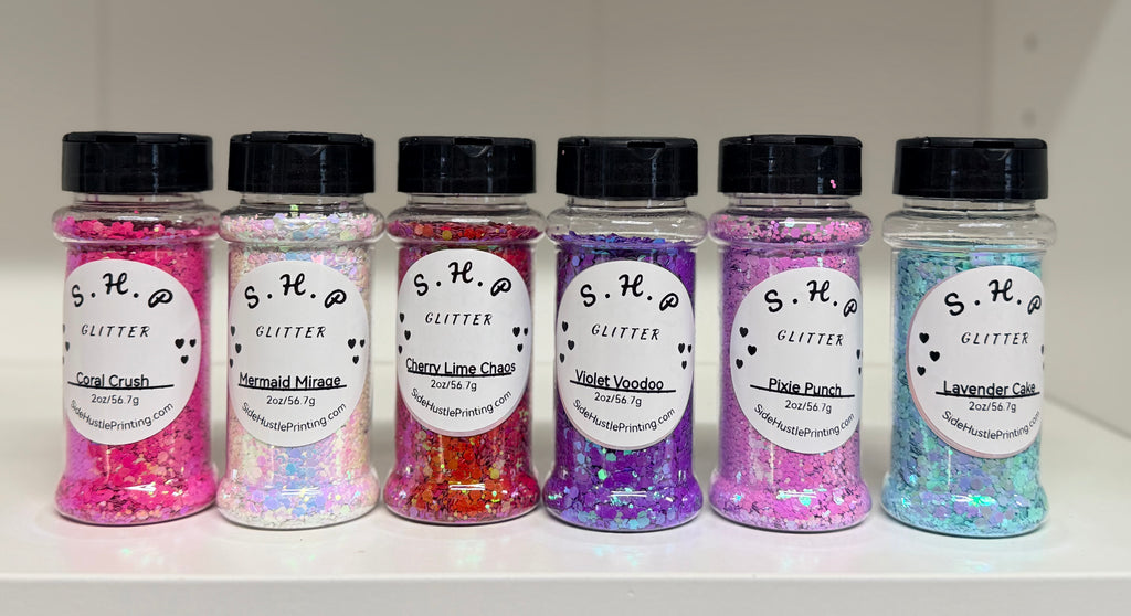 Mermaid Collection- 6 Piece Chunky Glitter Bundle