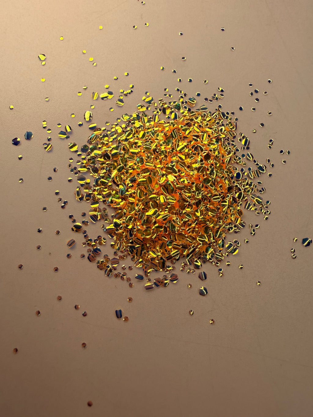 ✨ Orange Crush – Bubble Glitter  ✨