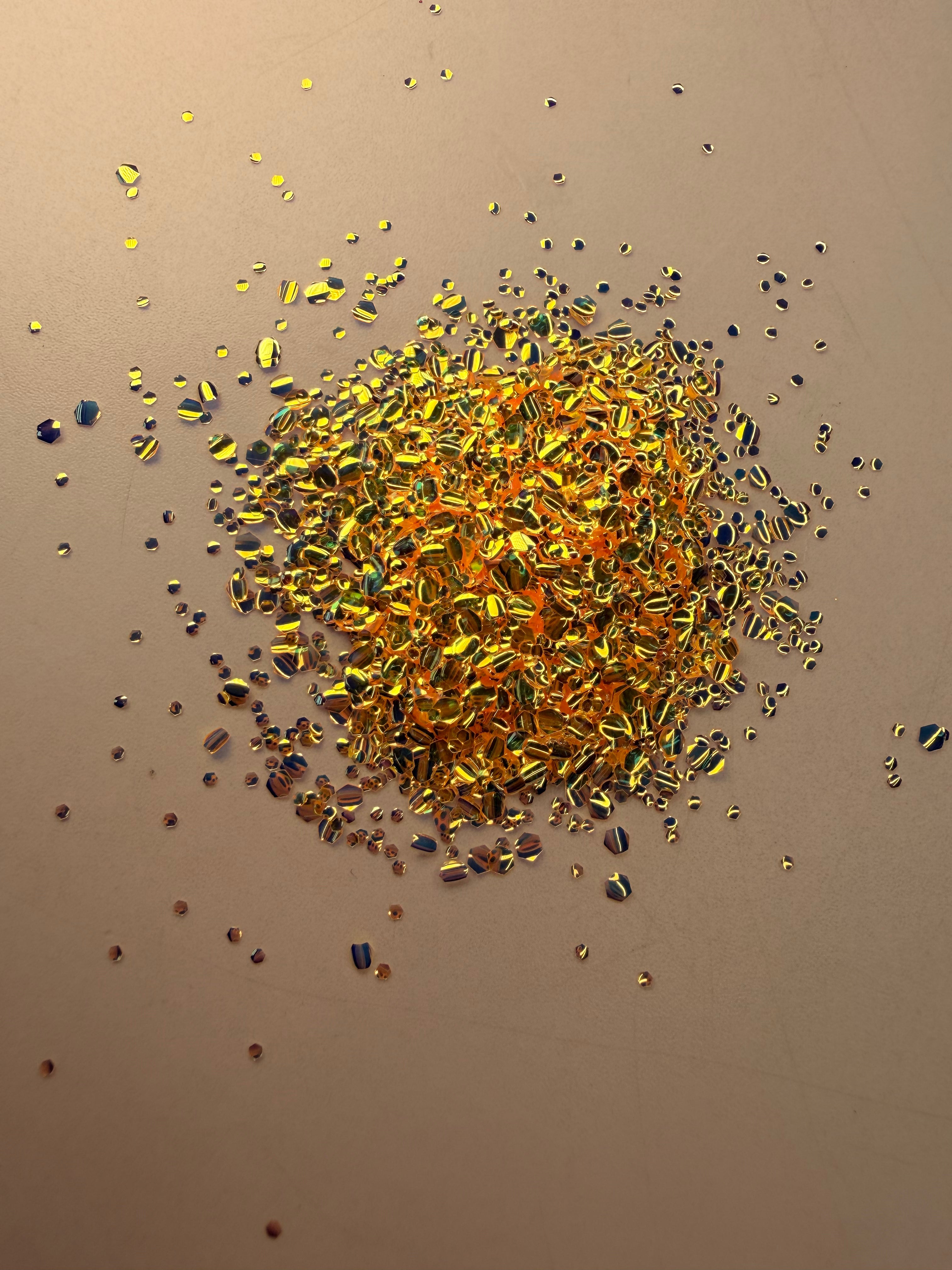 ✨ Orange Crush – Bubble Glitter  ✨