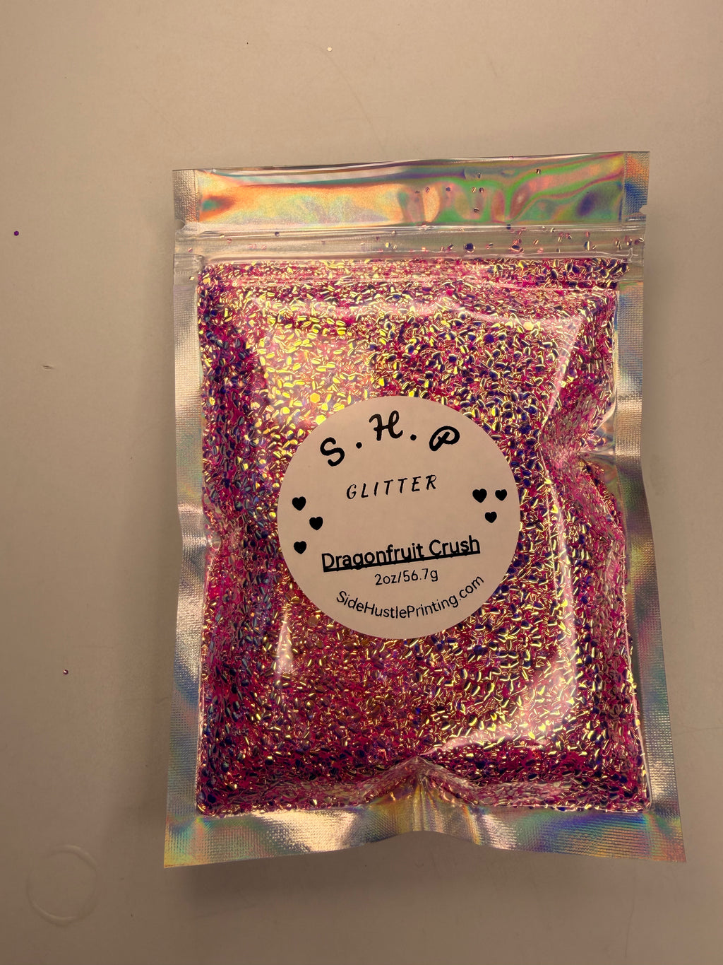 ✨ Dragonfruit Crush – Bubble Glitter