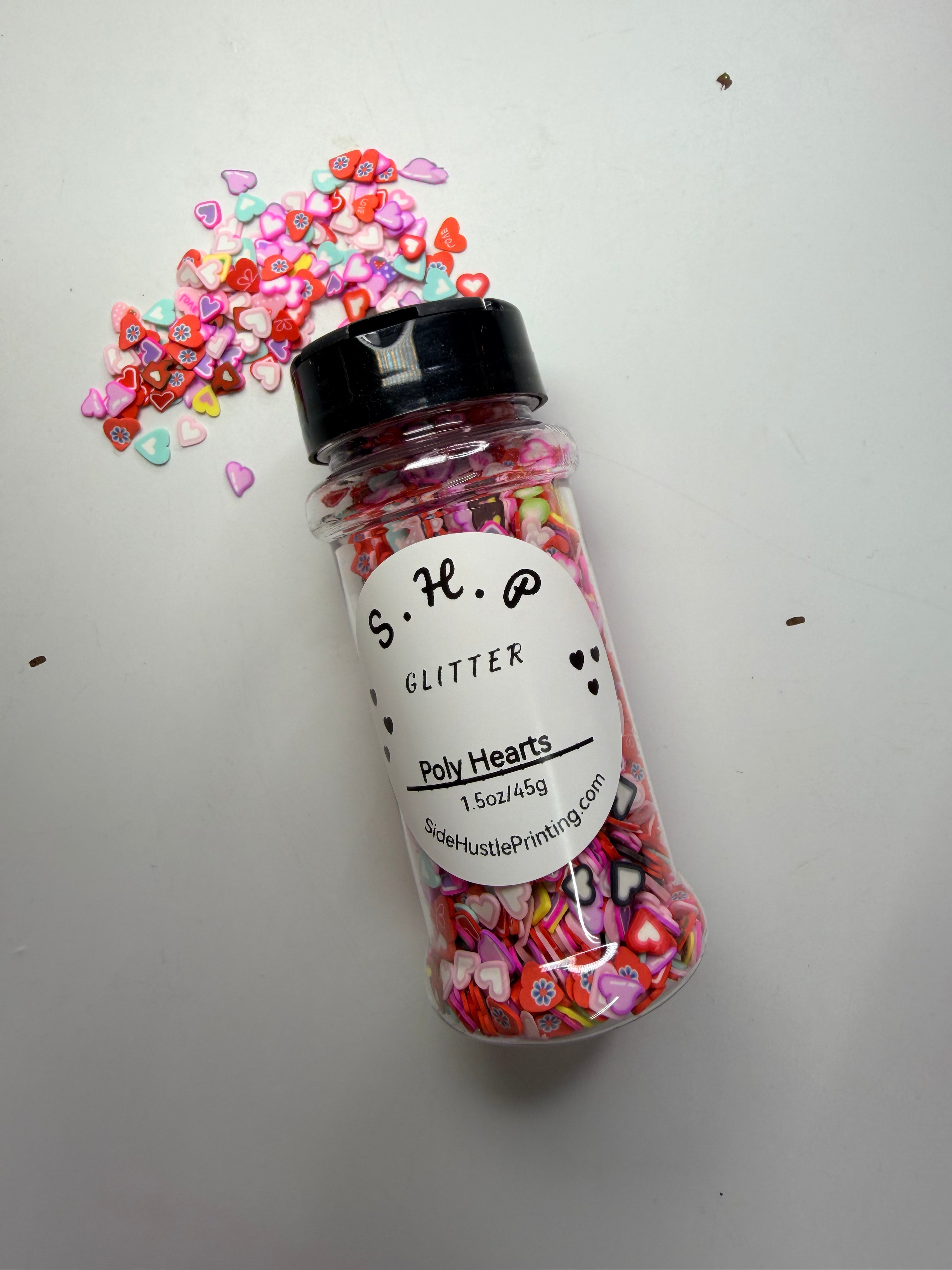 Polymer Heart Clay Slices
