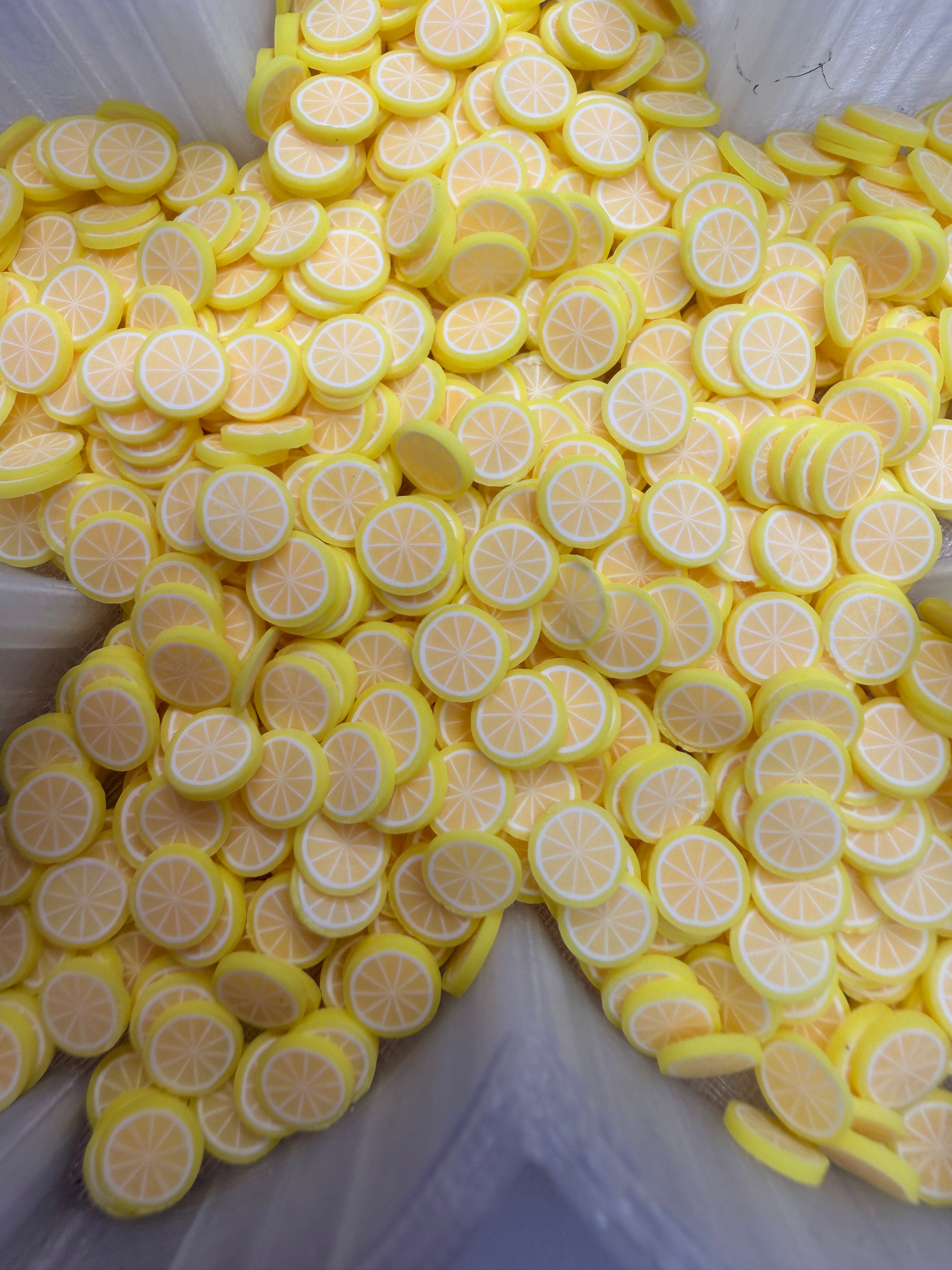 Lemon Slices Polymer Clay