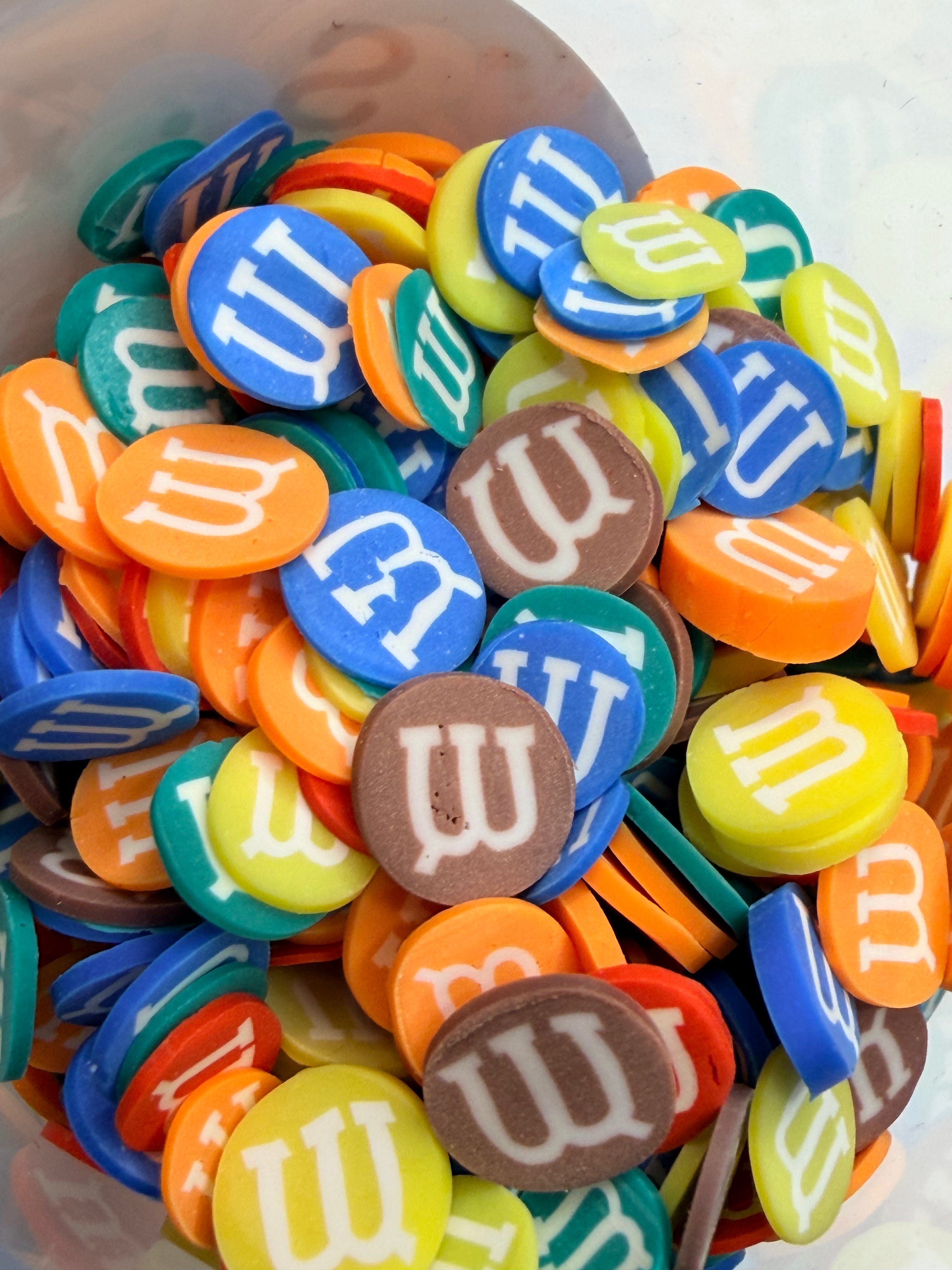 M&M’s Polymer Clay Slices